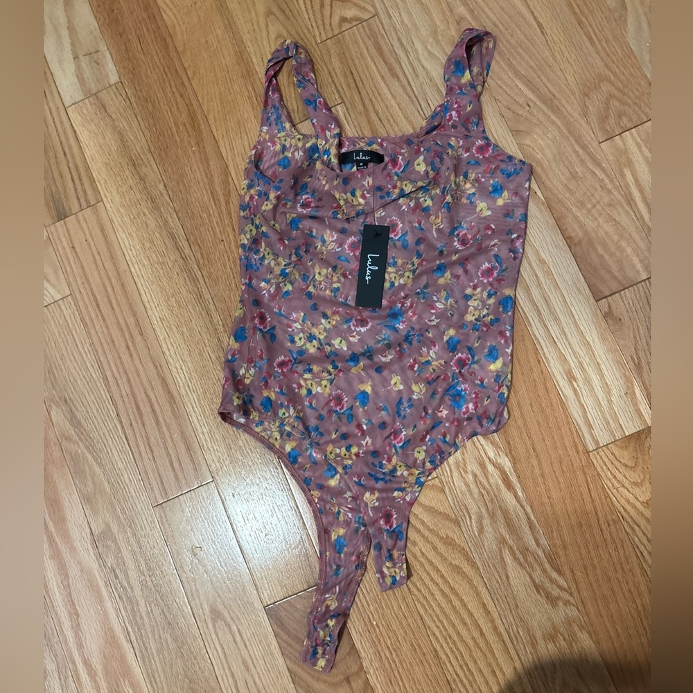 Lulus floral body suit